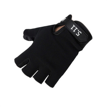 Αντιολισθητικό Half Finger Gym Gloves Body Building Training Wrist Glove for Dumbbell Fitness Exercise Weightlifting NR0119
