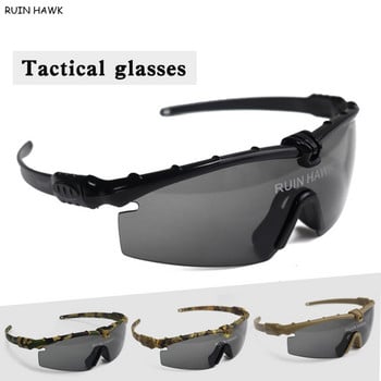 Polarized Tactical Glasses Army Eyewear Military Hunting Shooting Goggles Outdoor Sport Protection Sunglasses Sun For CS Wargame