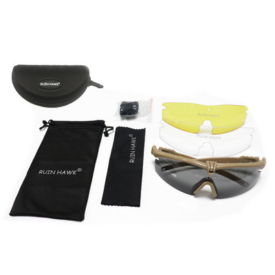 Polarized Tactical Glasses Army Eyewear Military Hunting Shooting Goggles Outdoor Sport Protection Sunglasses Sun For CS Wargame