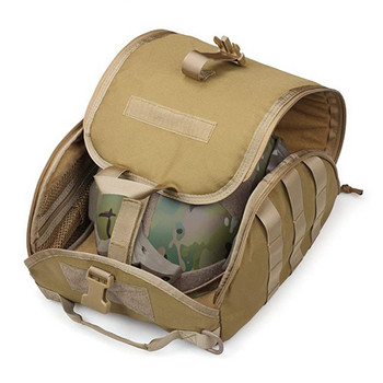 Тактическа чанта за каска, многофункционална чанта Molle за съхранение, военна чанта за спортен лов, стрелба, бойни каски