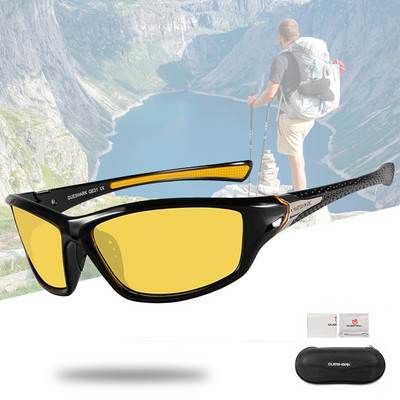Queshark поляризирани очила за туризъм UV защита Спортни очила Риболов Катерене Къмпинг Бягане Ски Колоездене Очила Мъже Жени