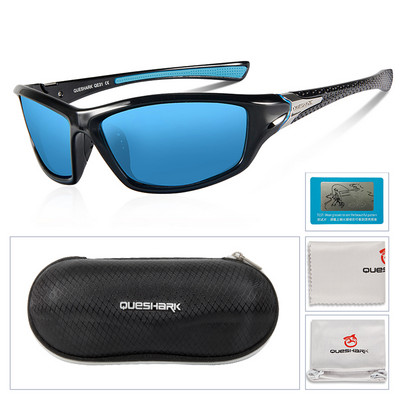 Queshark Polarized Matkaprillid UV-kaitse Spordiprillid Kalastamine Ronimine Telkimine Jooksmine Suusatamine Jalgrattasõiduprillid Mehed Naised