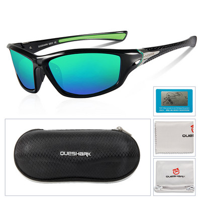 Queshark Polarized Matkaprillid UV-kaitse Spordiprillid Kalastamine Ronimine Telkimine Jooksmine Suusatamine Jalgrattasõiduprillid Mehed Naised