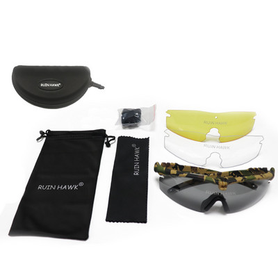 Taktikalised polariseeritud prillid Sõjaväe kaitseprillid Armee päikeseprillid 3 või 4 objektiiviga Meestele tulistavad Airsofti mootorratta matkaprillid