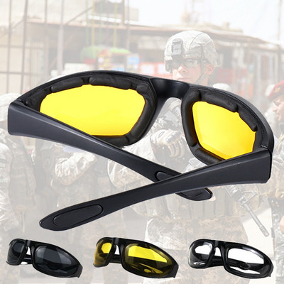 Katonai taktikai szemüveg Polarizált napszemüveg Szemüveg kültéri lovaglás Férfi Vezetés Napszemüveg Airsoft Lövés Sport Védő