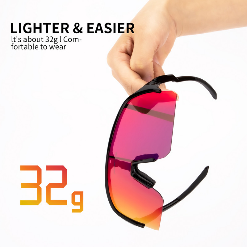 Uued fotokroomsed ronimisprillid matkamiseks rattasõiduprillid mägirattasõiduprillid rattasõidu kaitseprillid rattasõiduprillid