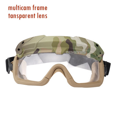 Ochelari tactici cu protecție UV Ochelari de protecție pentru cască militară Airsoft Ochelari de protecție antivânt CS Wargame Vânătoare Ochelari de siguranță Ochelari de protecție