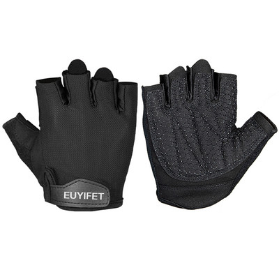 Γάντια άρσης βαρών προπόνησης για άνδρες Γυναίκες Half Finger Gym Powerlifting Palm Grip Glove for Deadlift Fitness Exercise Training