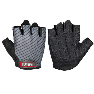 Γάντια άρσης βαρών προπόνησης για άνδρες Γυναίκες Half Finger Gym Powerlifting Palm Grip Glove for Deadlift Fitness Exercise Training