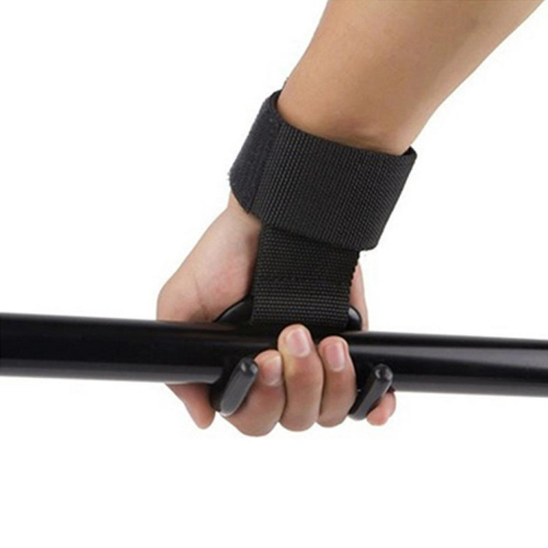 1Pc Wrist Support Pro Weight Lifting Training Fitness Gym Hook Grip Strap Glove Wrist Support