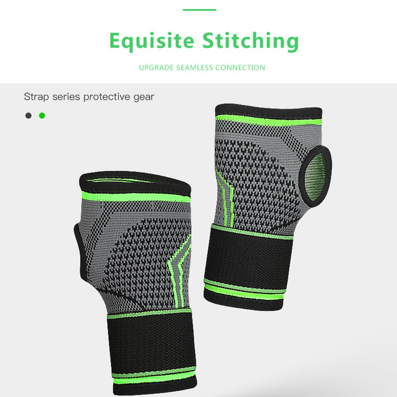 Prozračni zavoj Fitnes rukavice Muški zapešće Podrška za dlan Crossfit Dizanje utega Oblozi za zapešće Bandaž Narukvica za vježbanje u teretani