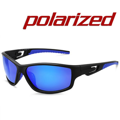 Sport napszemüveg Férfi Utazás Férfi Szabadtéri Kerékpáros Napszemüveg Fekete Keret Szemüveg Férfi Napszemüveg UV400 Oculos de sol MJ8013