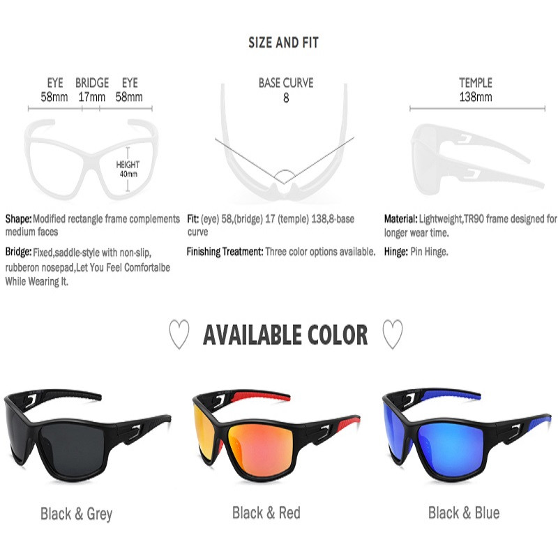 Sport napszemüveg Férfi Utazás Férfi Szabadtéri Kerékpáros Napszemüveg Fekete Keret Szemüveg Férfi Napszemüveg UV400 Oculos de sol MJ8013