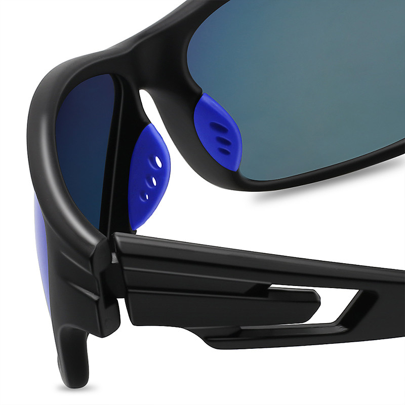 Sport napszemüveg Férfi Utazás Férfi Szabadtéri Kerékpáros Napszemüveg Fekete Keret Szemüveg Férfi Napszemüveg UV400 Oculos de sol MJ8013