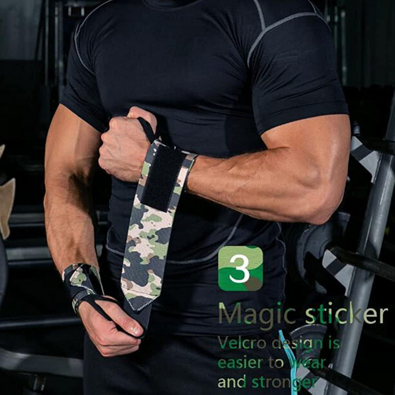 BYEPAIN 1 τεμ. Αθλητικό περικάρπιο ανύψωσης βαρών Στήριγμα καρπού γυμναστικής Μπάρα γυμναστικής Επενδυμένο με λουρί για τον αντίχειρα καρπού