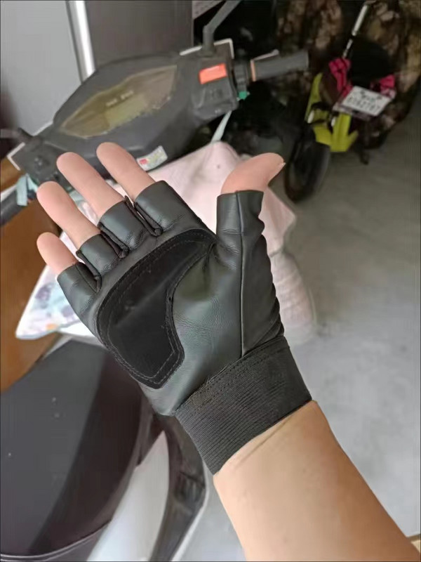 Γάντια άρσης βαρών γυμναστικής Bodybuilding Γάντι μισού δακτύλου Αντιολισθητική υποστήριξη καρπού άρση βαρών γυμναστήριο Σπίτι Υπαίθρια αθλήματα 1 ζευγάρι