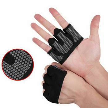 Противохлъзгащи се ръкавици за вдигане на тежести Фитнес ръкавици Унисекс Ръкавици за вдигане на тежести с четири пръста Спортни ръкавици Фитнес оборудване