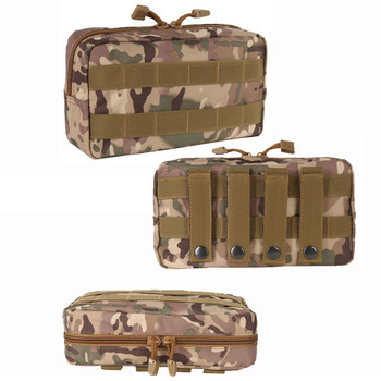 Tactical Molle Pouch Belt Waist Pack EDC Медицинска чанта Военна Waist Pack ловни аксесоари Чанта Travel Camping Bags Pocket