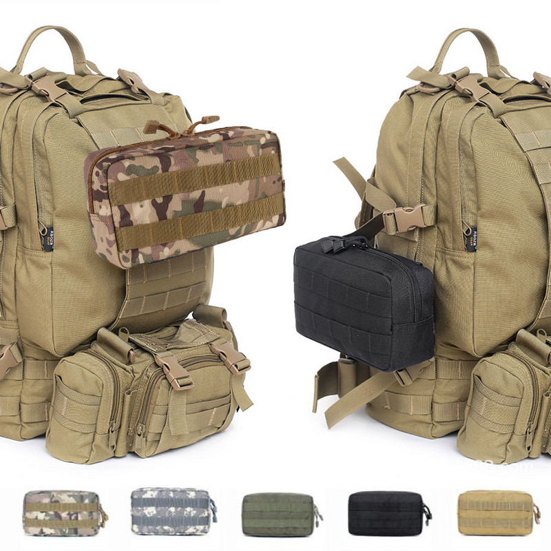 Tactical Molle Pouch Belt Pack Waist Pack EDC Medical Bag Military Waist Pack κυνήγι Αξεσουάρ Θήκη ταξιδιού Τσάντες κάμπινγκ Τσέπη