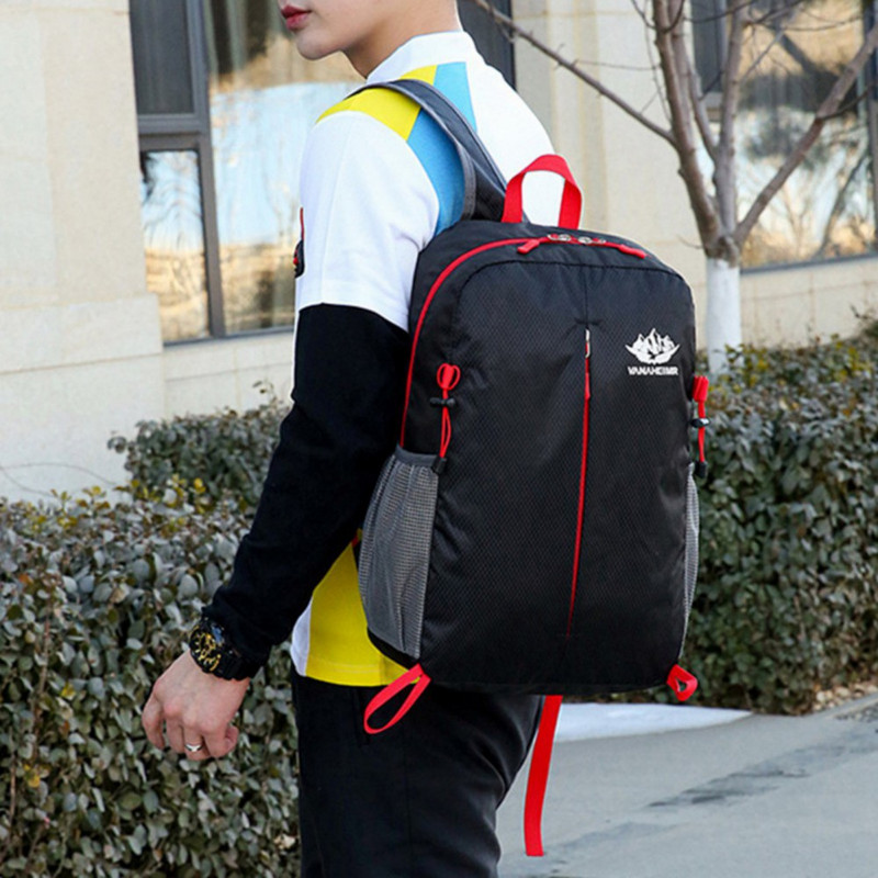 30L kokkupandav seljakott välistingimustes kasutamiseks mõeldud ülikerge matkamise matkakott meestele naiste arvuti veekindel rattaseljakott päevakott