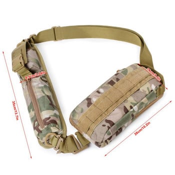 EDC Tactical Sling Chest Pack Unisex Мултифункционална чанта Molle Hip Waist Bag Къмпинг Външна торбичка за съхранение Чанта за презрамка Разни вещи