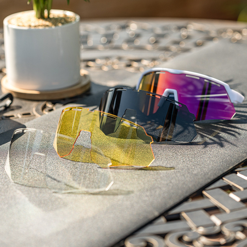 ROCKBROS Velosipēdu Brilles Polarizētas Vīriešu Sieviešu Velosipēdu Brilles 4Lens MTB šosejas riteņbraukšanas brilles ar tuvredzības ietvaru saulesbrilles