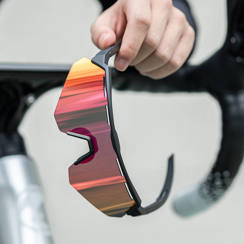 ROCKBROS Velosipēdu Brilles Polarizētas Vīriešu Sieviešu Velosipēdu Brilles 4Lens MTB šosejas riteņbraukšanas brilles ar tuvredzības ietvaru saulesbrilles