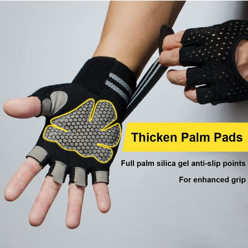 1 ζευγάρι Γάντια γυμναστικής για άνδρες Γυναικεία Γάντια άρσης βαρών γυμναστικής Γάντια γυμναστικής για άρση βαρών Αλτήρας ποδηλασίας εξοπλισμός γυμναστικής