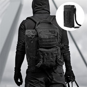 Πολλαπλών χρήσεων Tactical Molle Pouch Μεγάλης χωρητικότητας Αύξηση τσάντα τσάντα για σύντομες διαδρομές Πτυσσόμενη φορητή τσάντα ώμου