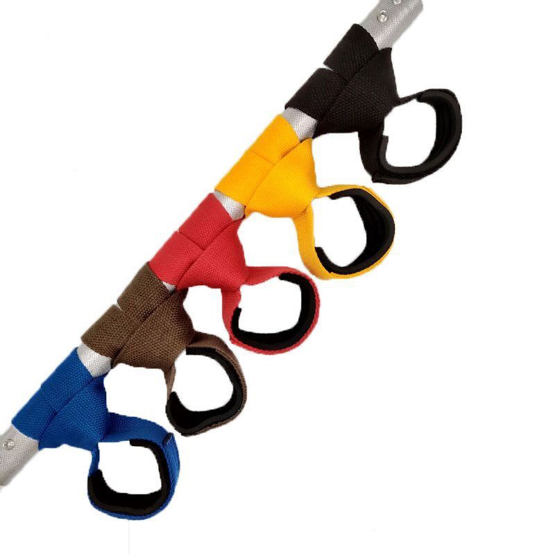 Edzőterem emelőhevederek Súlyemelő öv Fitness Csúszásgátló Kéztekercsek Csuklópántok Fitnesz edzés segédöv