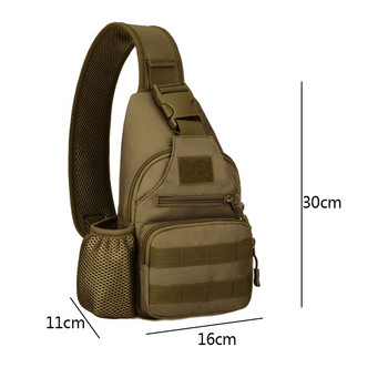 Спортна чанта на открито Пътуване през рамо Туризъм Трекинг чанта Колоездене Раница за катерене USB зареждане против кражба Военни тактически чанти