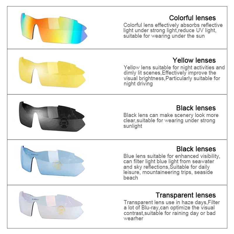 Polarizirane taktičke naočale s okvirom za kratkovidnost za airsoft biciklizam kampiranje planinarenje sport na otvorenom naočale 5 leća UV400 zaštita