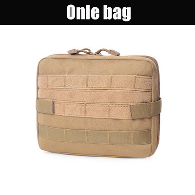 Geantă tactică Molle, în aer liber, camping, alpinism, pachet cu centură multifuncțională, truse de prim ajutor, geantă medicală, husă militară EDC