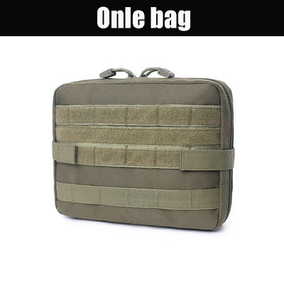 Geantă tactică Molle, în aer liber, camping, alpinism, pachet cu centură multifuncțională, truse de prim ajutor, geantă medicală, husă militară EDC