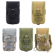 Vanjska kamuflažna torba Držač za mobilni telefon Pojas Molle torbica Sportska lovačka torbica Višenamjenska taktička torbica za novčanik