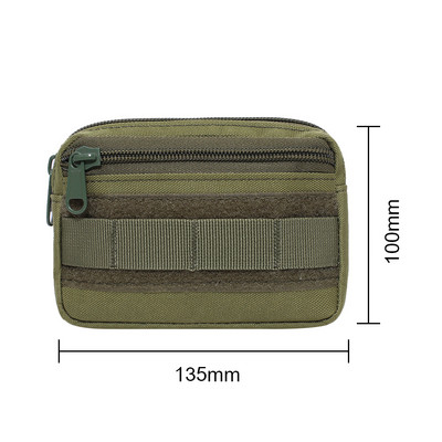 Vanjska kamuflažna torba Držač za mobilni telefon Pojas Molle torbica Sportska lovačka torbica Višenamjenska taktička torbica za novčanik