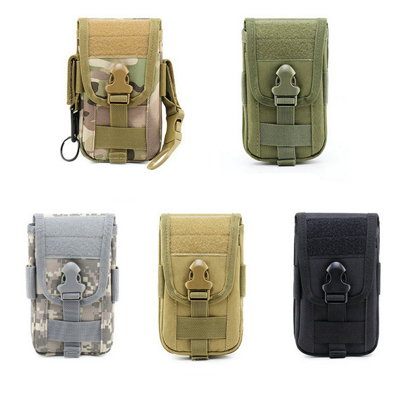 Vanjska kamuflažna torba Držač za mobilni telefon Pojas Molle torbica Sportska lovačka torbica Višenamjenska taktička torbica za novčanik
