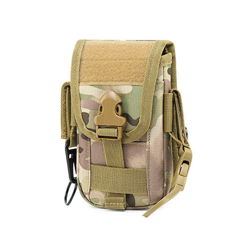 Vanjska kamuflažna torba Držač za mobilni telefon Pojas Molle torbica Sportska lovačka torbica Višenamjenska taktička torbica za novčanik