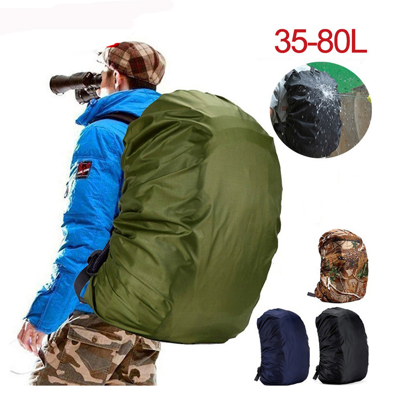 35-80L vízálló hátizsák esővédő, porálló hátizsák huzat, esőálló huzat kültéri kemping túra mászó táska esővédő