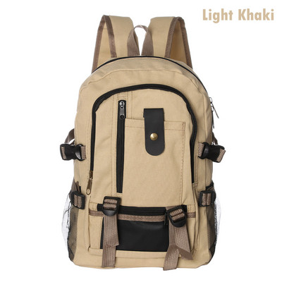1 tk Suure mahutavusega kott Mehed Naiste Vintage lõuendist seljakott Seljakott Reisimine Sport Koolikott Sülearvuti Matkakott Matkamise välitööriistad