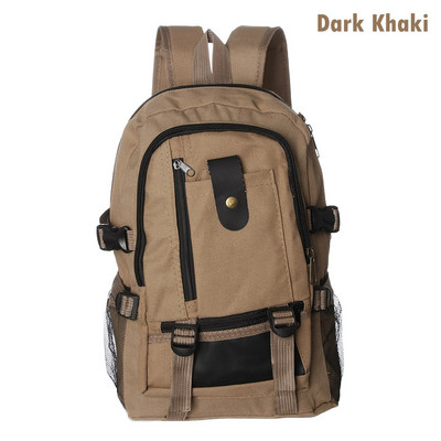 1 tk Suure mahutavusega kott Mehed Naiste Vintage lõuendist seljakott Seljakott Reisimine Sport Koolikott Sülearvuti Matkakott Matkamise välitööriistad