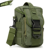 600D Nylon τσάντα αδιάβροχη Military Molle Sport Bag Utility Ταξιδιωτική Τσάντα μέσης Sling Τσάντες ώμου Πεζοπορία Ταξιδιωτική τσάντα εξωτερικού χώρου
