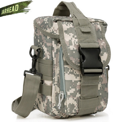 600D Nylon τσάντα αδιάβροχη Military Molle Sport Bag Utility Ταξιδιωτική Τσάντα μέσης Sling Τσάντες ώμου Πεζοπορία Ταξιδιωτική τσάντα εξωτερικού χώρου