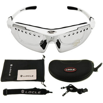 LOCLE Φωτοχρωμικά γυαλιά πεζοπορίας UV400 Γυαλιά ηλίου ανδρικά γυαλιά τακτικής σκοποβολής Αθλητικά γυαλιά αναρρίχησης για ψάρεμα Γυαλιά ποδηλασίας