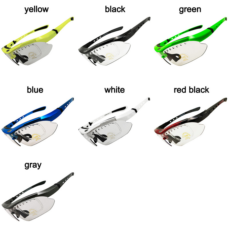 LOCLE fotokromatske planinarske naočale UV400 sunčane naočale muške taktičke streljačke naočale pecanje sportske naočale za penjanje biciklističke naočale