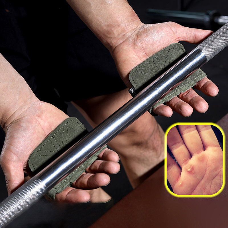 Kožne rukavice za trening dizanja utega Zaštita dlanova Žene Muškarci Fitnes Sport Gimnastika Rukohvati Povlačenje Dizanje utega Trening