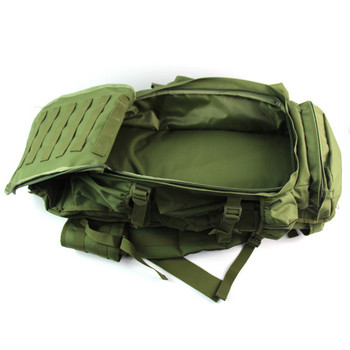 60L военна тактическа раница Страйкбол чанта за пушка Водоустойчива раница Пътуване на открито Трекинг Катерене Къмпинг Раница за нападение