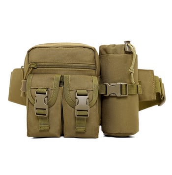 Πακέτο μέσης Tactical Men Nylon Πεζοπορία Μπουκάλι Νερού Θήκη Τηλεφώνου Υπαίθρια Αθλητικά Στρατός Στρατιωτικό Κυνήγι Αναρρίχηση Τσάντα Ζώνης Κάμπινγκ