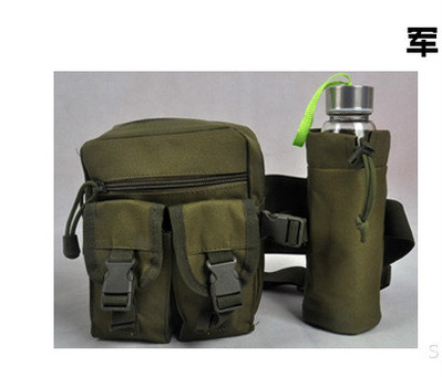Тактическа мъжка раница за кръста Найлонова туристическа бутилка за вода Калъф за телефон Спорт на открито Армейски военен лов Катерене Къмпинг чанта за колан