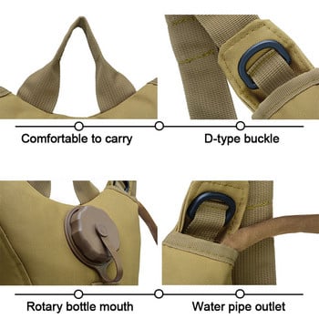 3L водна чанта Спортна езда Тактическа чанта Camel Bag Хидратационна военна камуфлажна чанта Раница Къмпинг пакет Велосипедна чанта